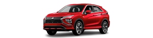 Roter Mitsubishi Eclpise Cross