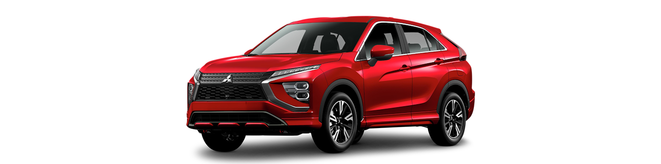 Roter Mitsubishi Eclpise Cross