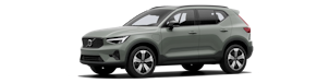 La Volvo XC40 verte vue de l'extérieur