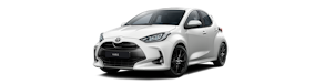 Toyota Yaris bianca