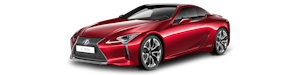 Lexus LC rossa