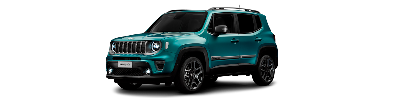 Blauer Jeep Renegade