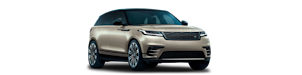 Beiger Range Rover Velar von aussen