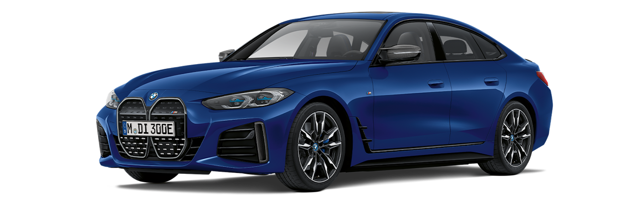 BMW i4 blu