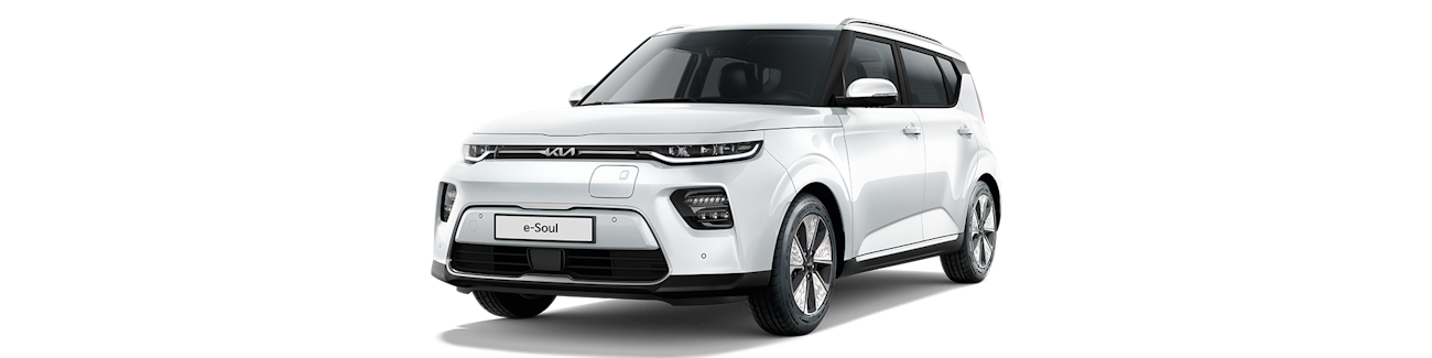 Weisser Kia E-Soul
