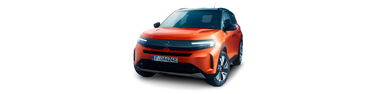 Opel Frontera arancione dall'esterno