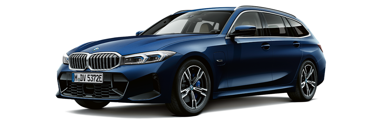 BMW Série 3 bleue