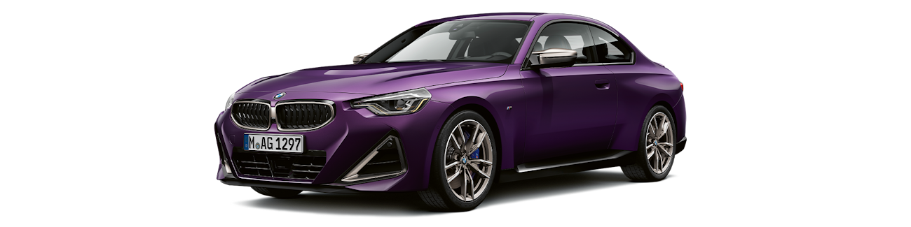 BMW 2er violett