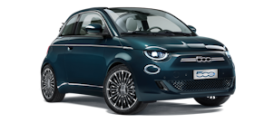 Fiat 500 bleue