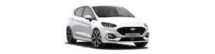 Ford Fiesta blanc