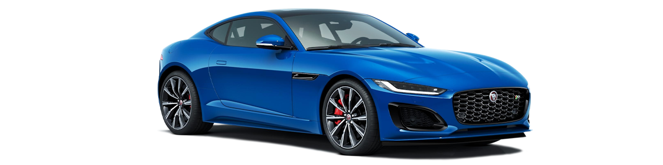 Jaguar F-Type blu
