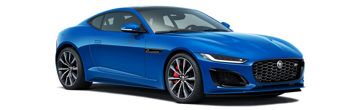 Jaguar F-Type blu