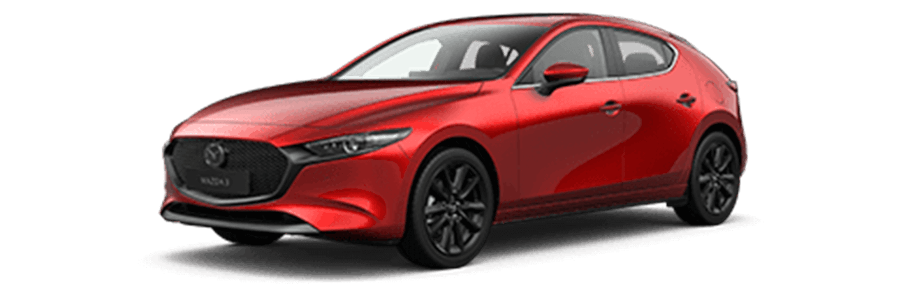 Mazda 3 rouge