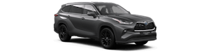 Grauer Toyota Highlander von aussen