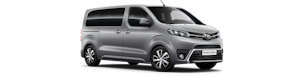 Grauer Toyota Proace Verso von aussen