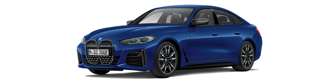 Blauer BMW i4