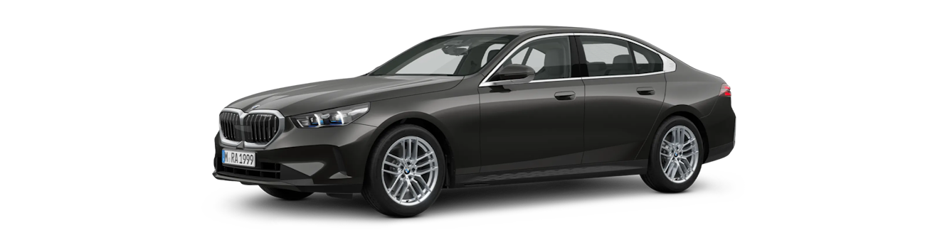 Schwarzer BMW 5-Series von aussen