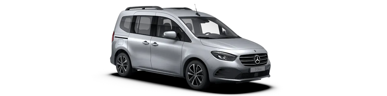 Graue Mercedes Benz T-Klasse
